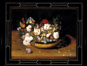 Blumenkorb, ca. 1615 von Osias the Elder Beert