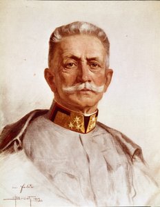 Porträt von Franz Conrad von Hötzendorf, Generalstabschef der österreichisch-ungarischen Armee von Oskar Bruch