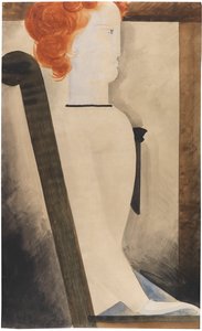 Sitzende Frau, 1929 von Oskar Schlemmer