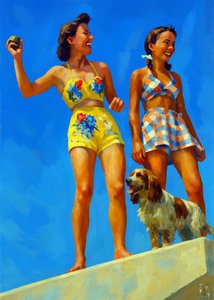 Retro Sommerlächeln von Osvaldo Russo