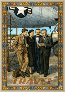 Vintage Luftreise