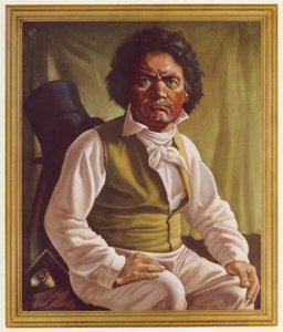 Ludwig van Beethoven im mittleren Alter von Oswald Charles Barrett