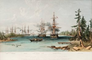 Die Åland-Inseln am 22. Juli 1854, 1855