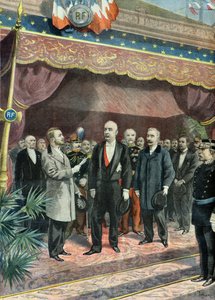 Einweihung der Rue Réaumur mit Felix Faure, Monsieur De Selves und Pierre Baudin von Oswaldo Tofani