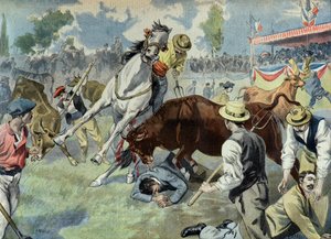 Eine blutige Ferrade in Arles von Oswaldo Tofani