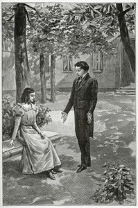 Victor Hugo erklärt Adèle Foucher seine Liebe, 19. Jahrhundert