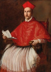 Porträt von Kardinal Francesco Barberini 1597-1679, ca. 1624 von Ottavio Maria Leoni