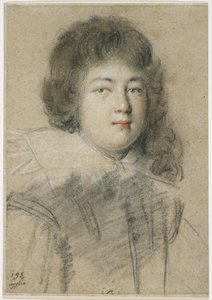 Porträt eines jugendlichen Jungen, 1621 (rote, schwarze und weiße Kreide auf verblasstem braunem Papier) von Ottavio Mario Leoni