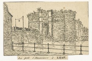 Amercoeur-Tor in Lüttich von Otto Baron Howen