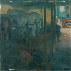 Zirkusstudie (An der Longe) von Otto Friedrich