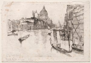 Eingang zum Canal Grande, 1880