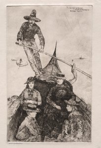 Radierungen von Venedig, 1881 von Otto H. Bacher