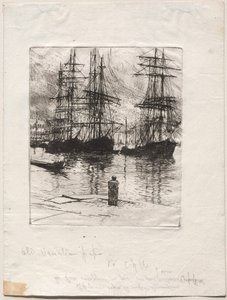 Drei Schiffe, Venedig, 1880