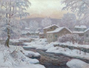 Winter am Fluss