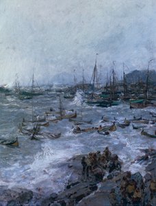 Ein stürmischer Tag in Lofoten