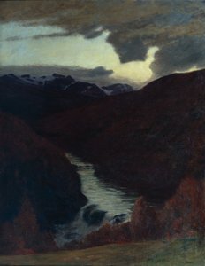 Herbst in den Bergen, ca. 1890 von Otto Ludvig Sinding