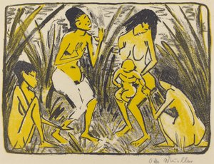 Auffindung des Moses, ca. 1920 von Otto Mueller