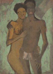 Liebespaar (Artistenpaar), ca. 1911