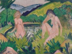 Mädchen am Wasser