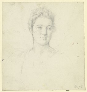 Porträt von Miss Martin von Otto Scholderer