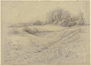 Waldlandschaft bei Kronberg von Otto Scholderer