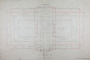 Projekt für ein "Haus der Kunst MCM-MM" von Otto Wagner