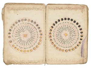 Seiten aus "Kitab Durr Al-Munazzam Fi Al-Sirr Al-A"zam" von Kamal Al-Din Abu Salim Muhammad Bin Talha Al-Qurashi Al-"Adawi Al-Rasibi Al-Halabi von Ottoman School