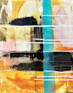 Lebendiges Geometrisches Abstrakt von Owe Emfestav