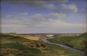 Blick auf die Nordküste von Seeland bei Dronningmølle von P.C. Skovgaard
