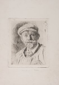 Selbstporträt von Peder Severin Krøyer