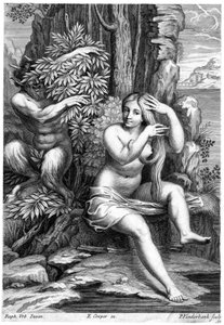Pan und Syrinx von P Vanderbank