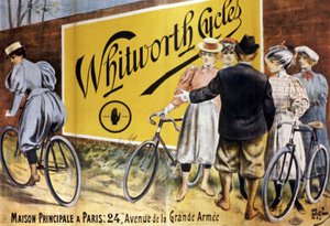 Whitworth Fahrräder, ca. 1900 (Illustration)