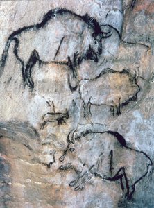 Verletzter Bison, Magdalénien von Paleolithic Paleolithic