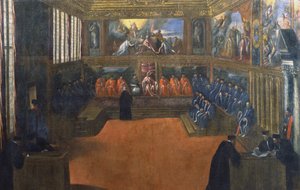 Der Doge von Venedig besucht den Heiligen Stuhl von Palma Il Giovane