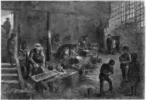 Rumpf der Gabelschleifer, Sheffield Stahlfabriken, 1866 von Palmer