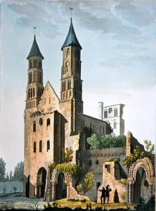 Die Abtei von Jumieges, aus 