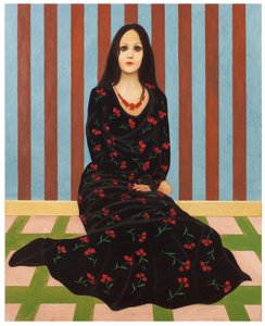 Die Dame mit Blumen