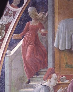 Geburt der Jungfrau, aus der Kapelle der Himmelfahrt von Paolo Uccello
