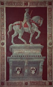 Reiterdenkmal von Sir John Hawkwood (1320-94), 1436 von Paolo Uccello