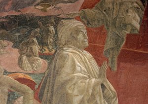 Die Sintflut und das Opfer und die Trunkenheit Noahs (Detail) von Paolo Uccello