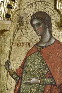 St. Thekla (Detail) von Paolo Veneziano