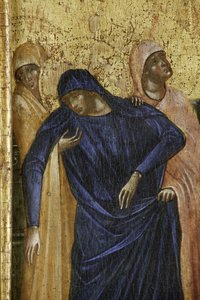 Jungfrau Maria, Detail aus Polyptychon der Kreuzigung mit Heiligen von Paolo Veneziano
