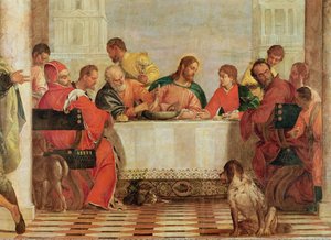 Das Fest im Hause des Levi, 1573 (Detail)