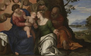 Die mystische Hochzeit der Heiligen Katharina von Alexandria