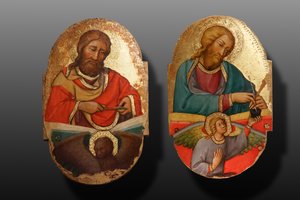 St. Markus und St. Peter von Paolo di Giovanni Fei