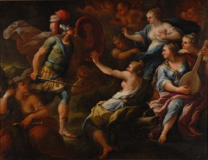 Achilles wird von Odysseus unter den Töchtern des Lykomedes auf Skyros entdeckt
