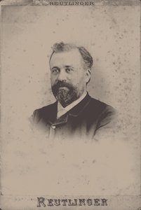 Porträt des Komponisten Henri Maréchal von Paris . Photo studio Reutlinger
