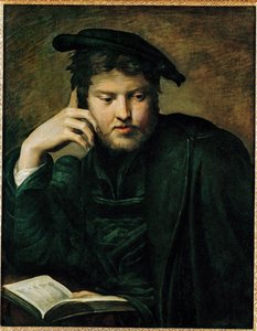Mann mit Buch, frühes Werk
