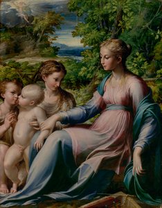 Jungfrau und Kind mit Johannes dem Täufer und Maria Magdalena