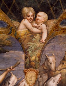 Flügellose Engel, aus dem Mythos von Diana und Aktäon von Parmigianino